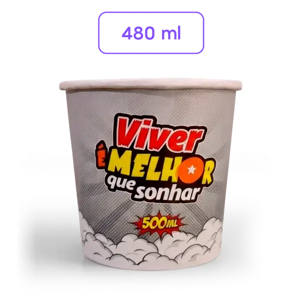 Pote de papel 480ml