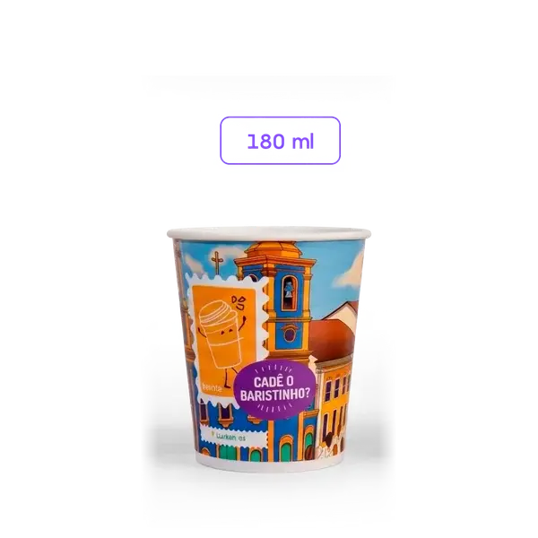 Copo de papel 180ml
